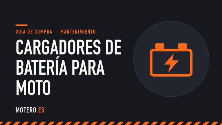 Portada de la guía de cargadores de batería para moto
