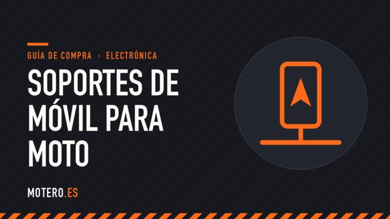 Portada de la guía de soportes de móvil para moto